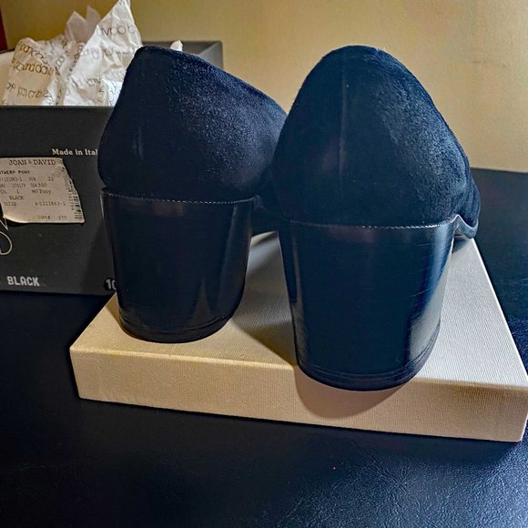 Joan and David Too - Antwerp Pony Black Shoes - Sz 10 med - Picture 4 of 7
